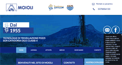 Desktop Screenshot of moiolitrivellazionepozzi.com